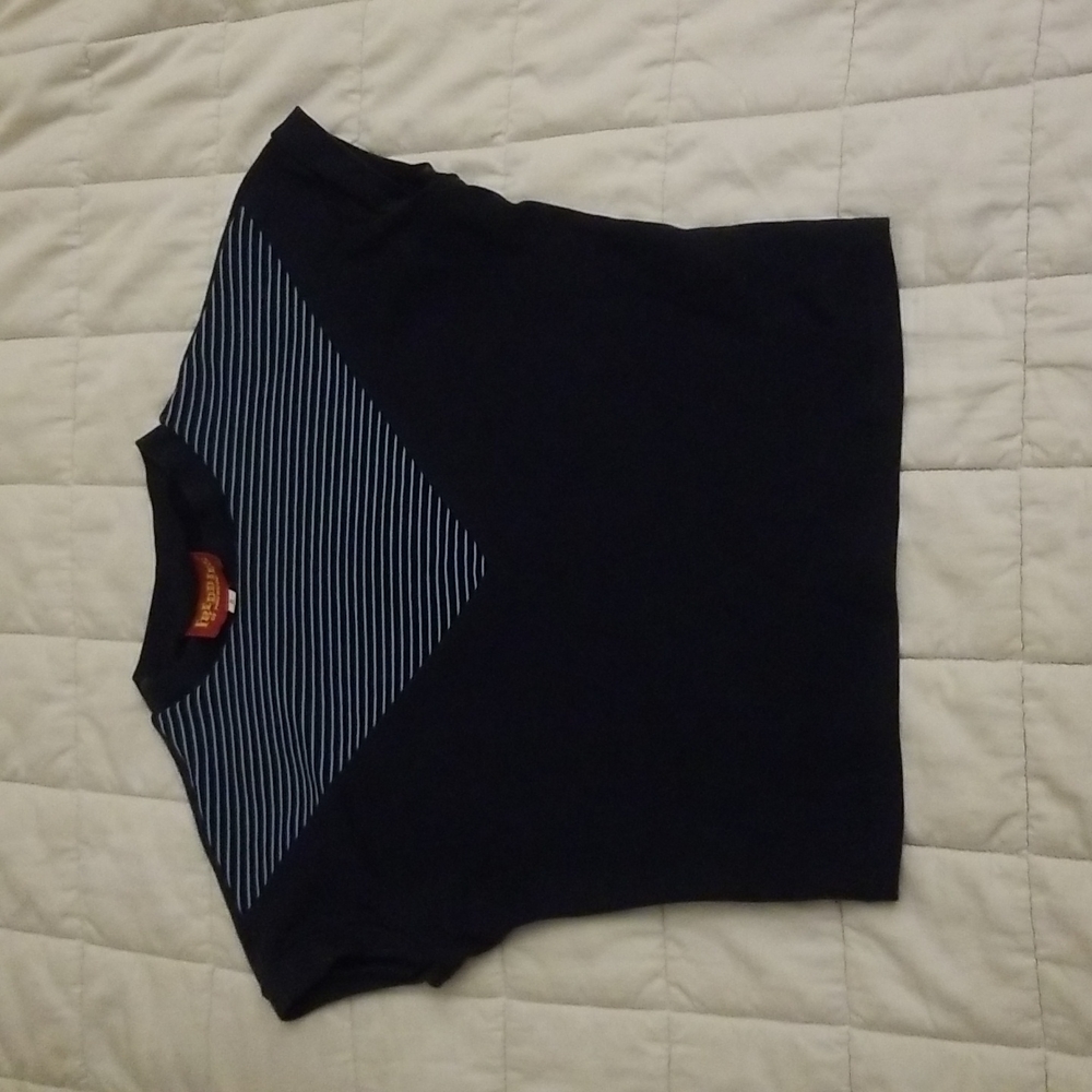 Freddies of Pinewood short sleeved navy top